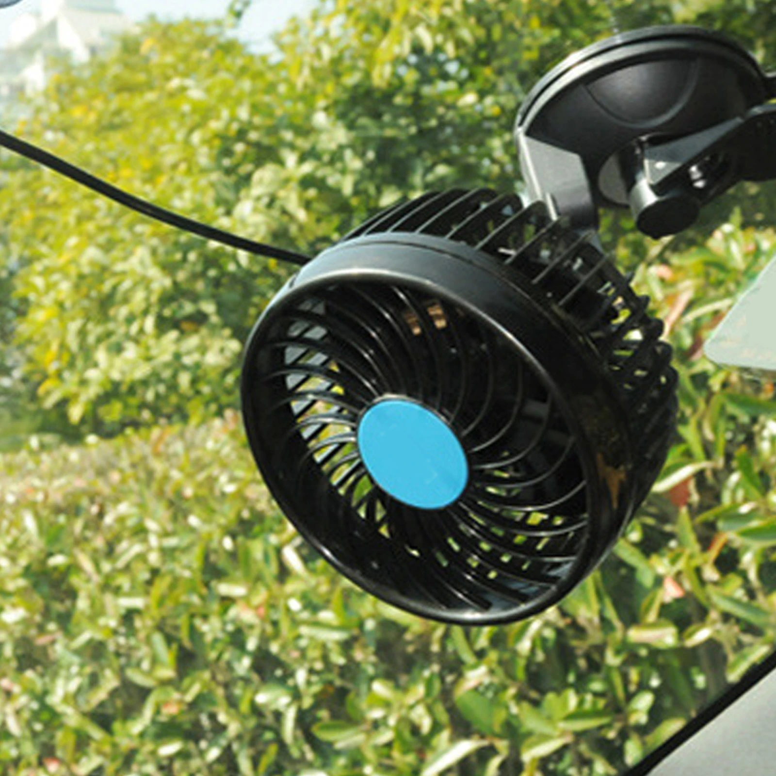 

6 Inches Car Fan Portable Mini Accessories Window Cooler Seat Interior for Small Summer Single Head