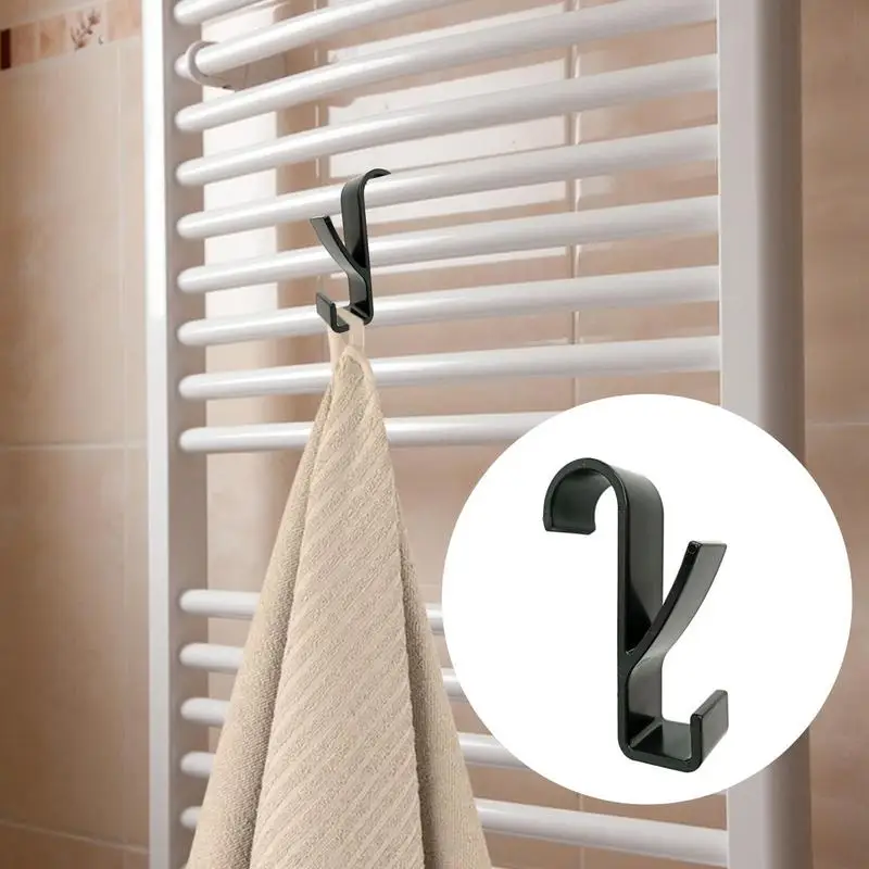 Drying Rack Hook Rustproof Durable Waterproof Shower Towel Hanger Multi-Functional Drying Rack With Hooks For Bags Clothes Hats