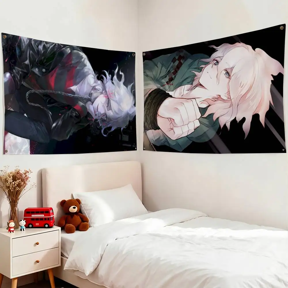 Danganronpa Komaeda Nagito Flag Suitable For Party Club Outdoor Interior Wall Decoration Banner Fans Gift