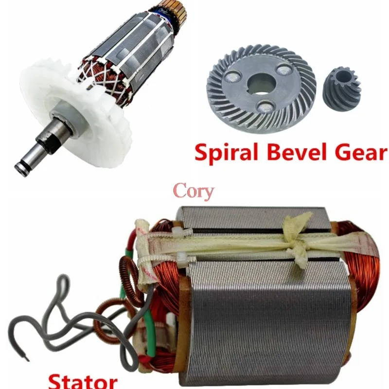 

1PC For Makita 9523B Angle Grinder Electric Motor Rotor/Stator/Spiral Bevel Gear AC 220V Angle Grinder Replacement