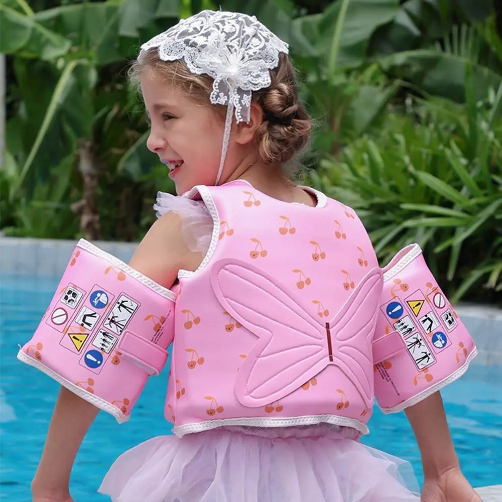 

Striped Children's Buoyancy Vest Floats Non-Inflatable Inflation-Free Swimming Vest Lightweight Cartoon Swimming Life Jacket