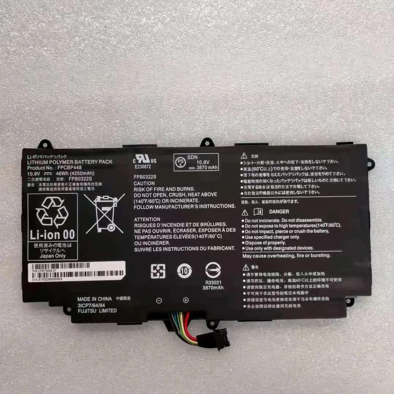 FPCBP448 FPB0322S Brand new, original battery Suitable for Fujitsu Q775 Q736 Q737 CP675904-01