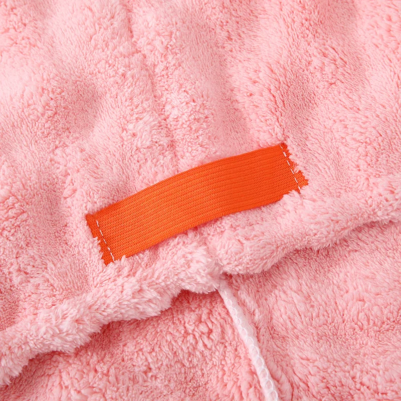 Microfiber Hair Towel Quick Dry Hair Towel Wrap With Elastic Band Extra Large Wrap Ultra Absorbent Soft Hair Towel Wrap Turban