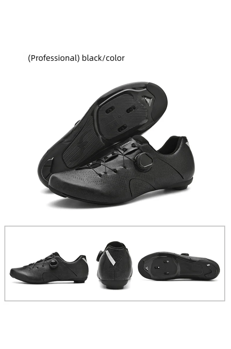 Speed Cycling Sneaker Herren Rennrad-Schuhe Cleat-Schuhe SPD-Schuhe Fahrrad-Flachpedalschuhe Herren Fahrrad Outdoor-Schuhe Weiß – Detail 11