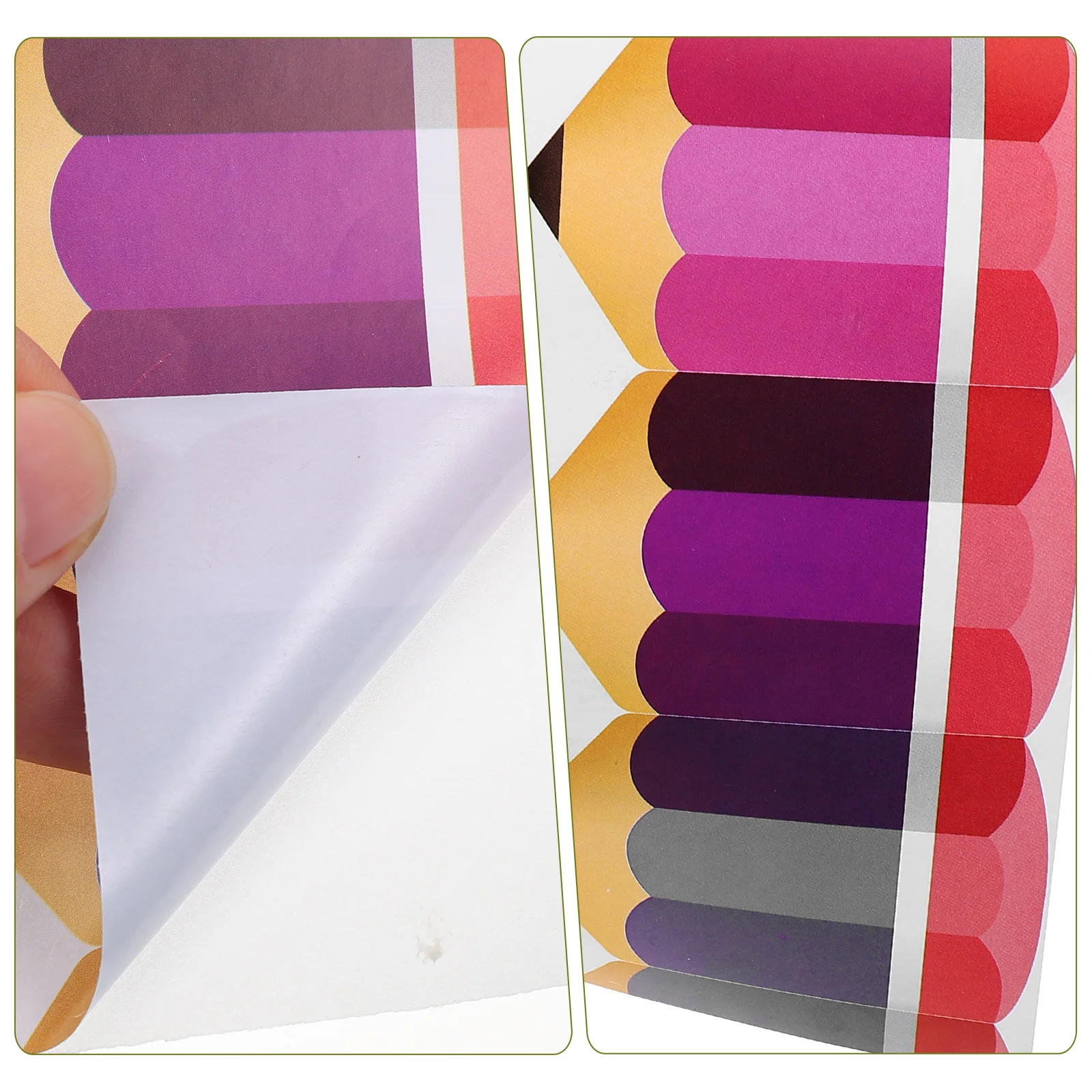 

Bulletin Board 1 Roll Pencil Pattern Decorative Blackboard Frame Removable Self-Adhesive Border Stickers For School Wall Diy