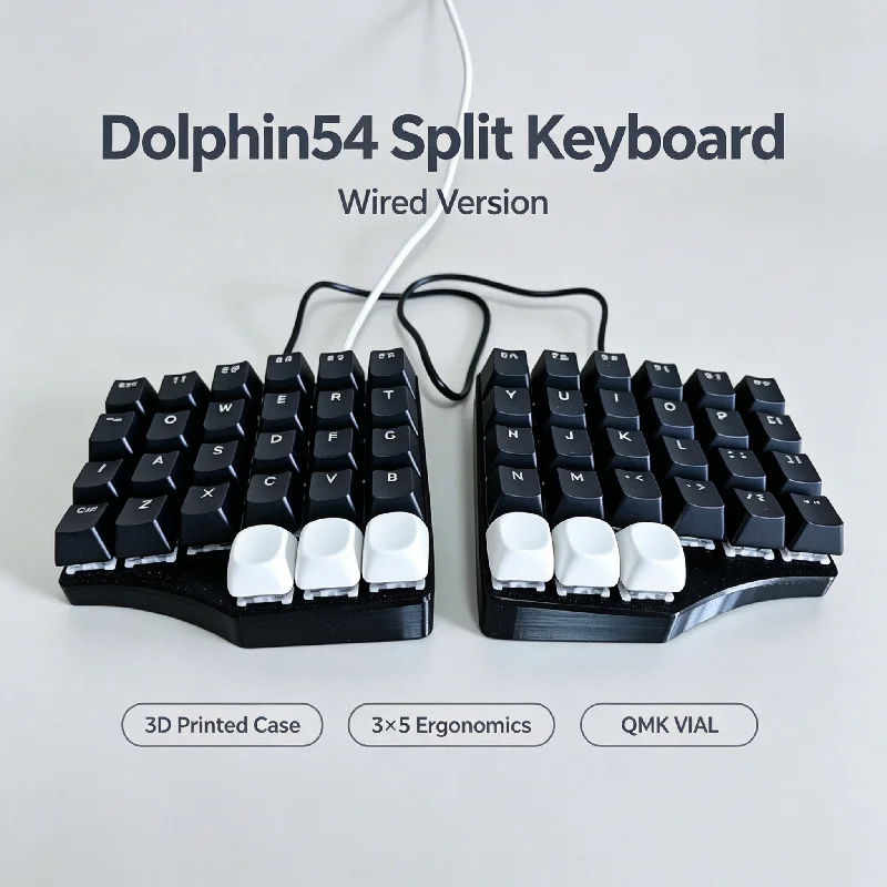 tastiera-cablata-divisibile-dolphin54-ergonomica-hot-swap-qmk-vial-layout-4x6-programmabile-personalizzata-per-digitazione-ufficio-gaming