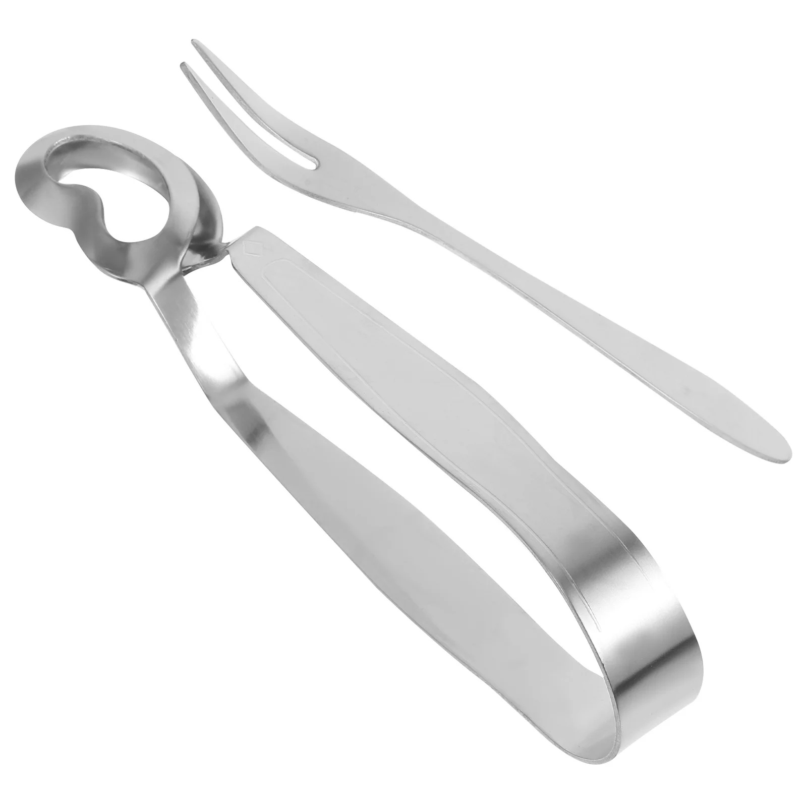 

1Set Escargot Serving Tongs Stainless Steel Snail Fork Set Heat-Resistant Dining Tool for French Baked Snails Kitchen Tableware