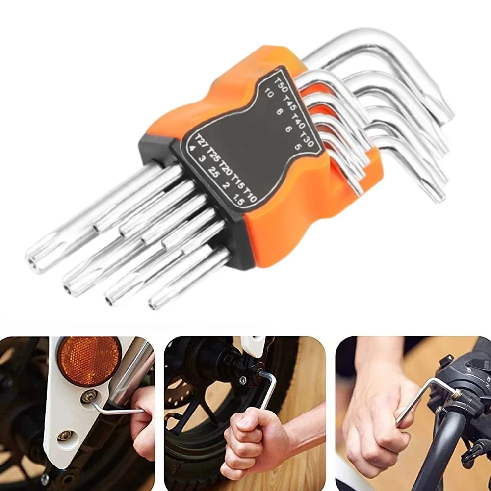 DIY Repair Professional Maintenance Star Wrench Set Star Wrench Kit Set Short Arm Design Strengthened Leverage