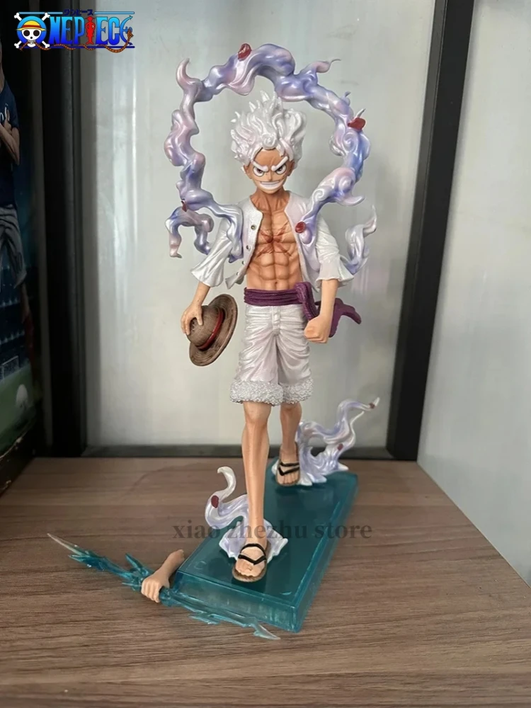 One Piece Figurine With Five Levels Of Nika Luffy Combat Form Lx Walking Nika Resonance Cool Gk Standing Posture Statue Desktop