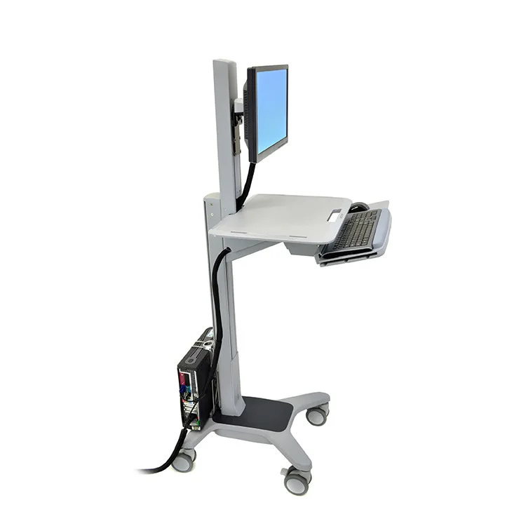 

24-198-055 Manual computer lifting table Single desk Mobile conference table