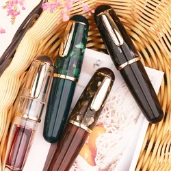 MAJOHIY Q1 Pen Short Cute Ink Pen Gift Box Hand Ledger Fine Pointed Pen Male and Female Students' Writing Practice Small Fat Pen