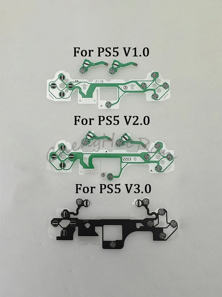1 PC pour manette de jeu PS5 boutons LR clé croisée Flim pour contrôleur PS5 Film conducteur V1.0 2.0 3.0 ruban clavier câble flexible
