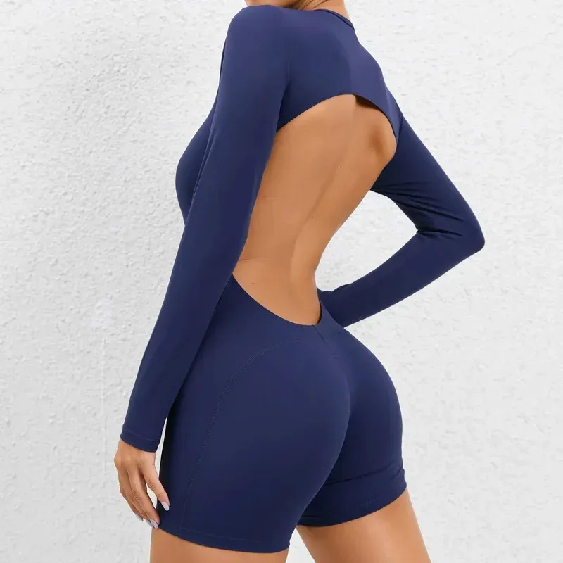 Bear's Home Yoga Jumpsuit Without Padding 's Fitness Gym Overalls 2024 Sport Clothes for Women Sportswear Long New 2025