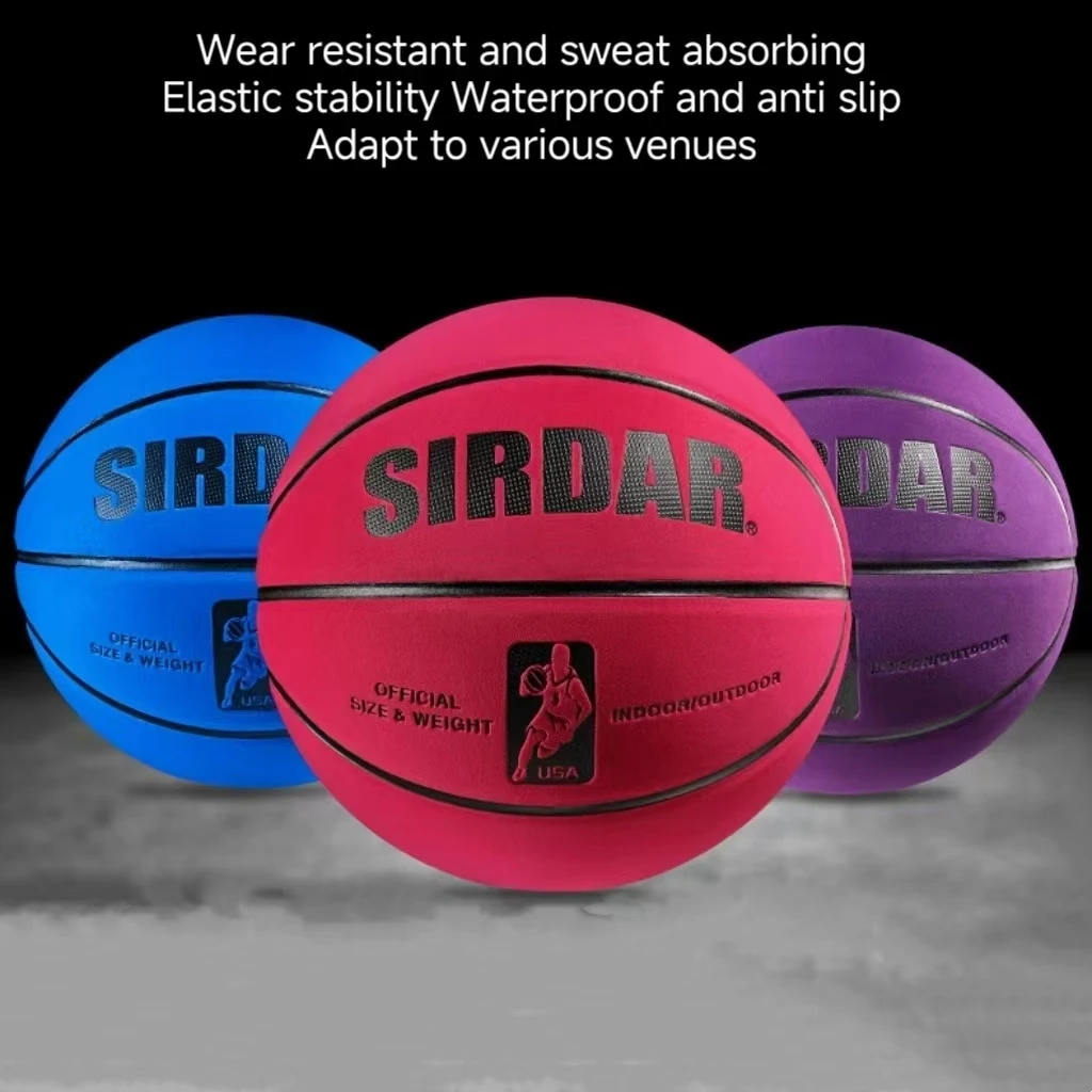 Thickened high elastic suede microfiber No.7 school competition training wear-resistant blue ball