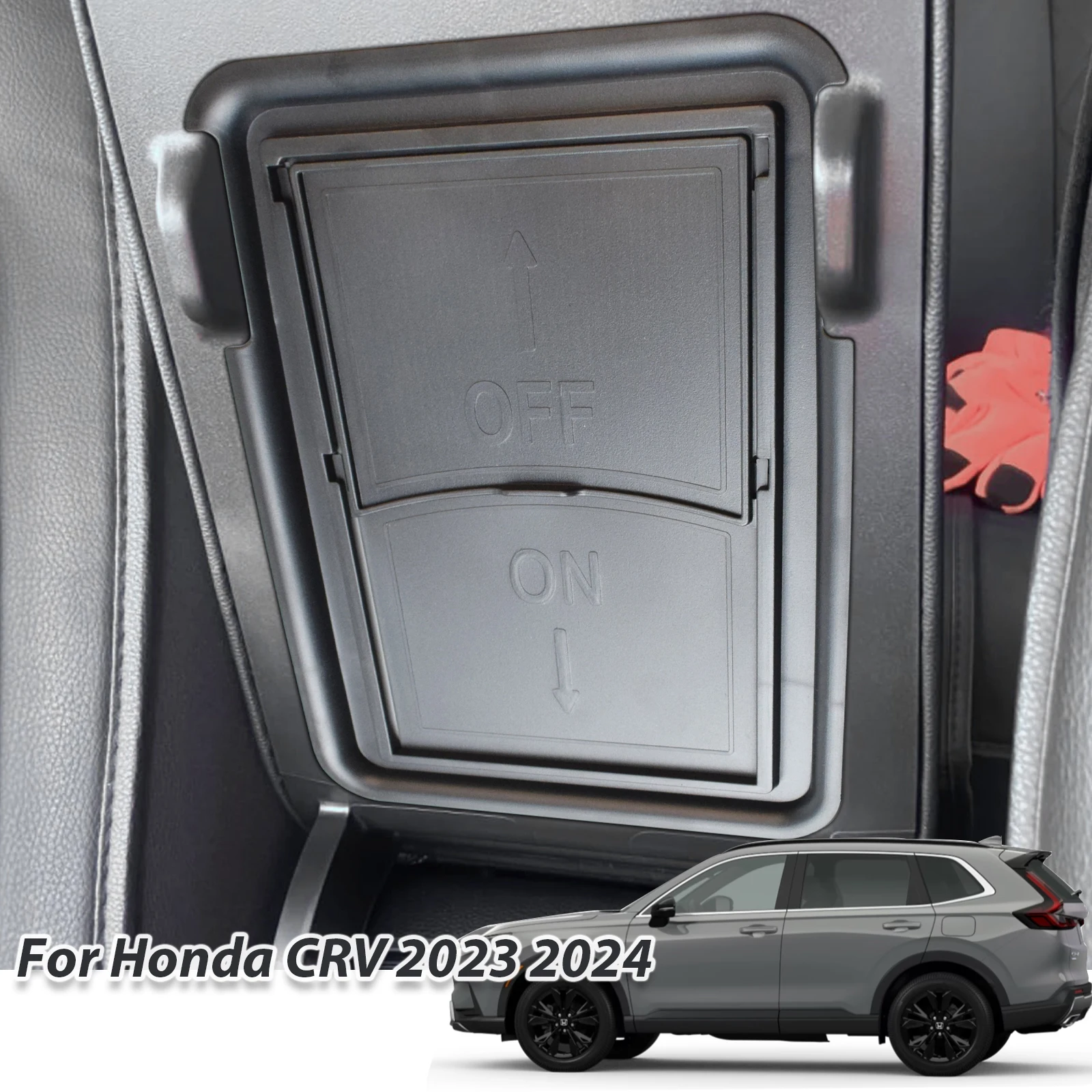 Center Console Hidden Box for Honda CRV 2023 2024 Armrest Hidden Storage Car Box Interior Accessories Glove Storage Organizer