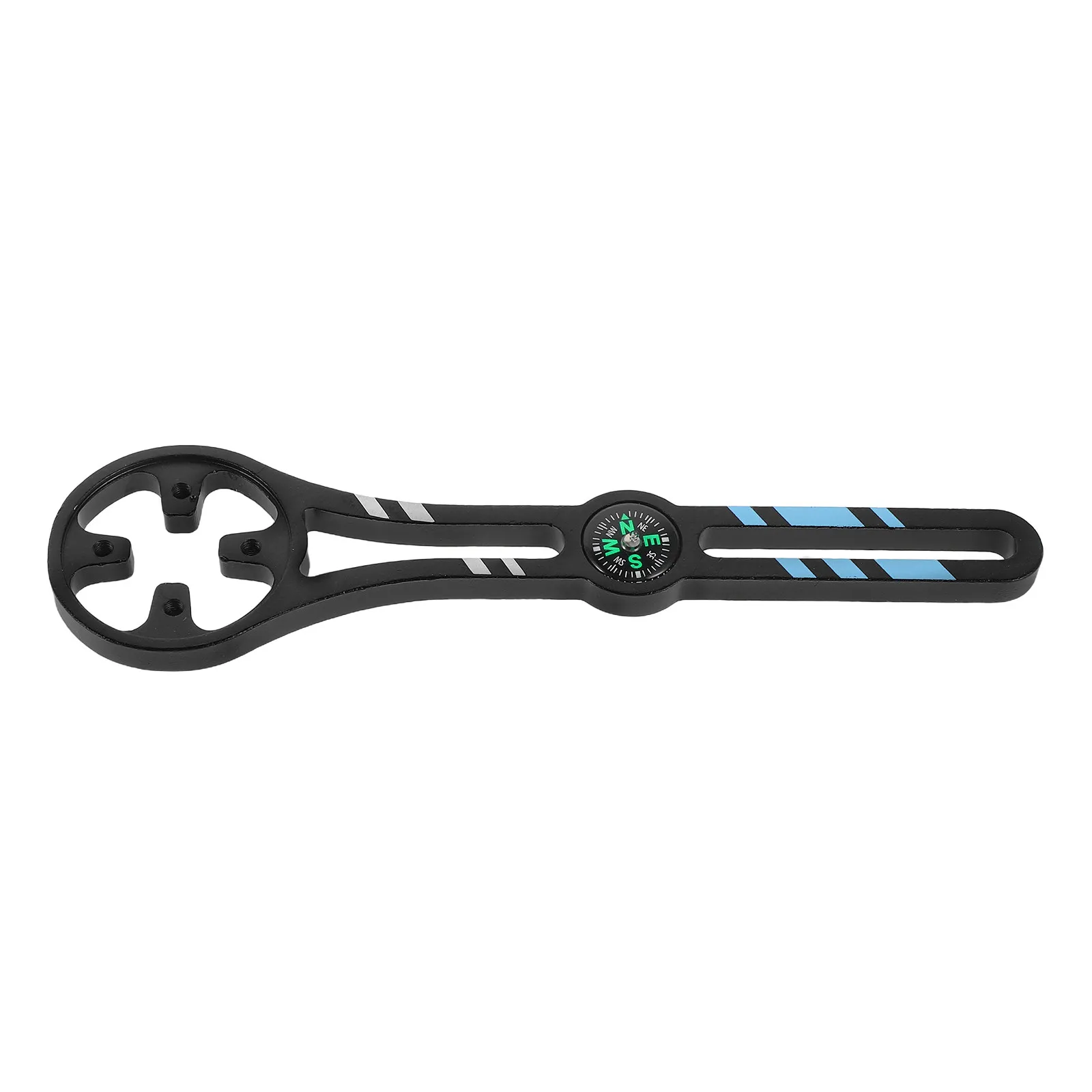 

Lightweight Aluminum Alloy Road Bike Mount Bracket with Built-in Adjustable Compass for Cycling Computer Speedometer Headlight