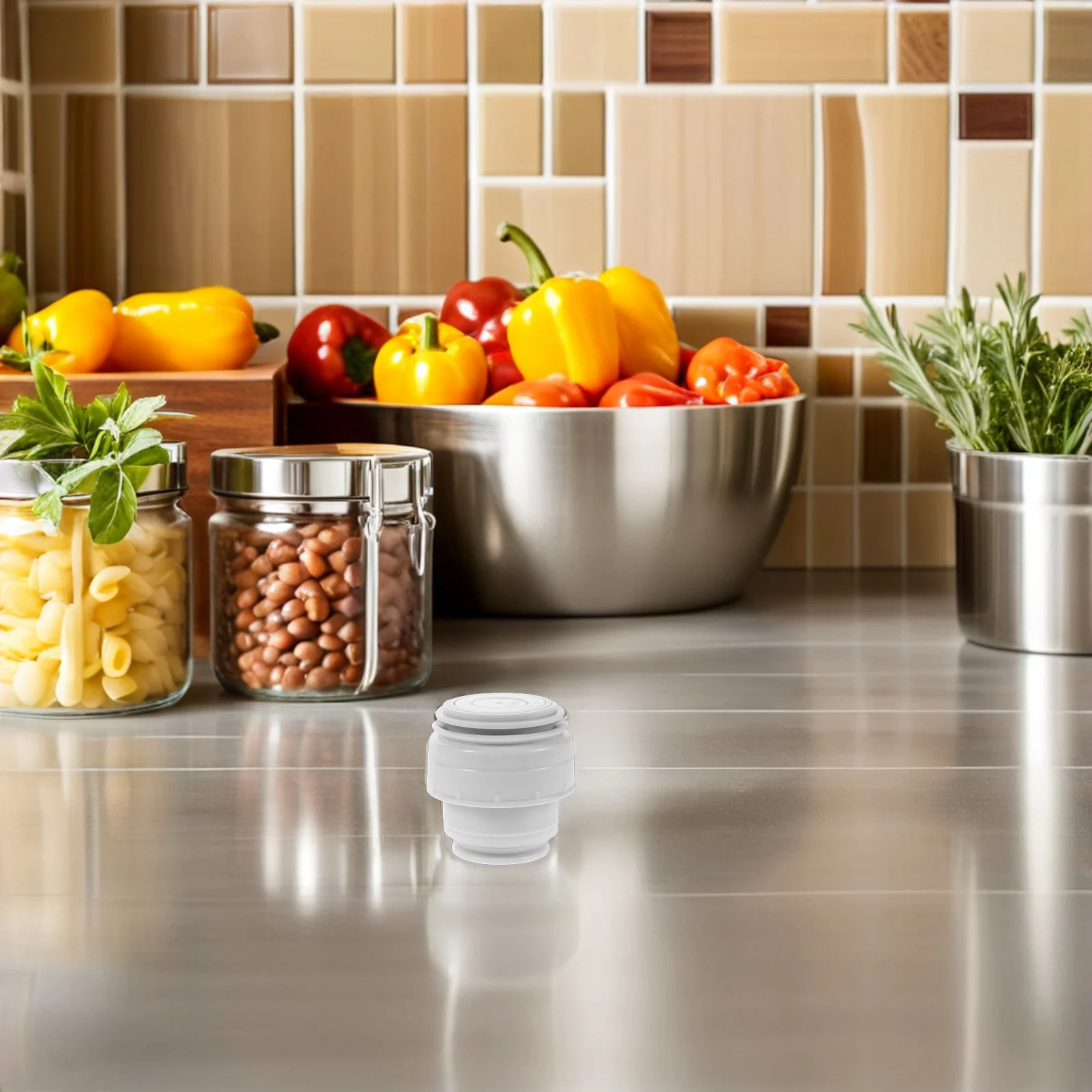 

Replaceable Thermal Water Bottle Lid Vacuum Sealed Cover 4.5cm Mouth Diameter Leakproof Plastic Flask Replacement Cap for Travel