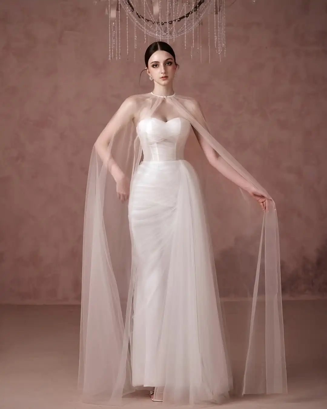 Giyu Elegant Tulle Sweetheart Wedding Dresses Mermaid Sleeveless Bridal Gown Floor-Length Vestidos Novias Boda Customsied 2025