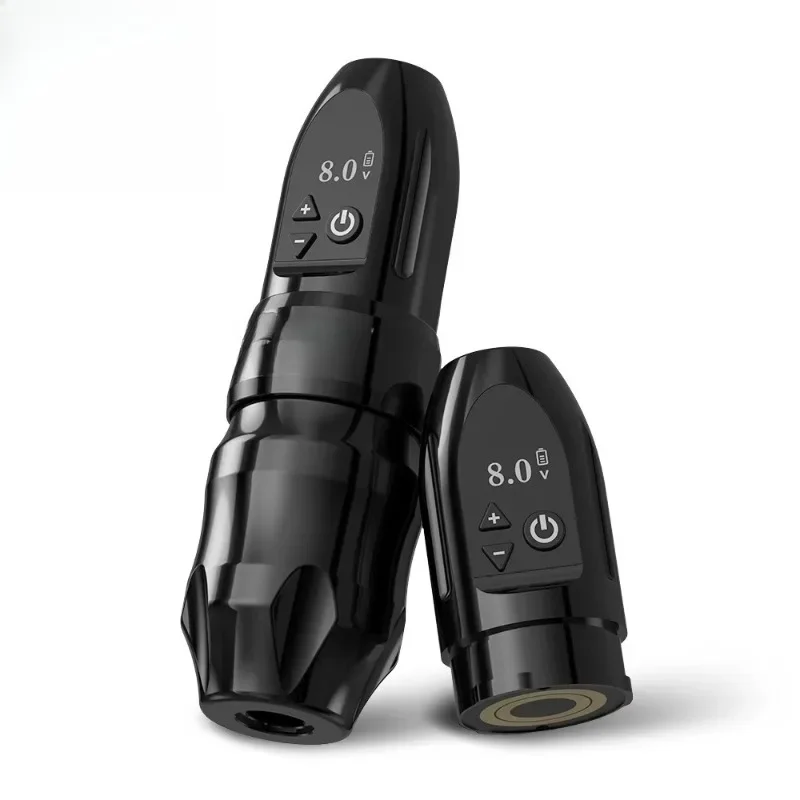 Titan Powerful Motor Digital Electric Tattoo Gun Professional Wireless Tattoo Pen Machine with Double Battery for Body Art