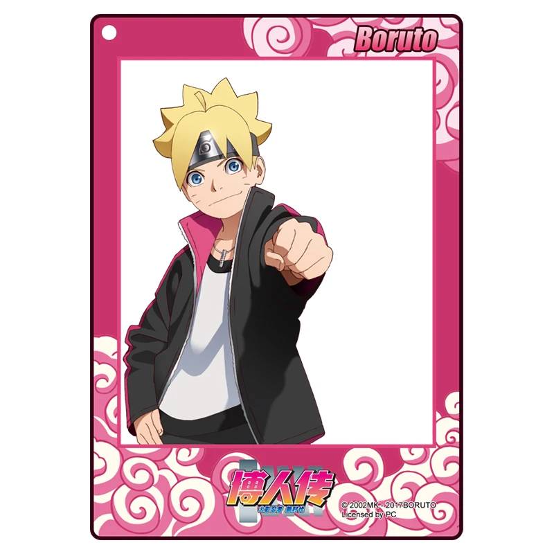 Boruto Sasuke Sarada Naruto China Official Authorization Cosplay Group Photo Card