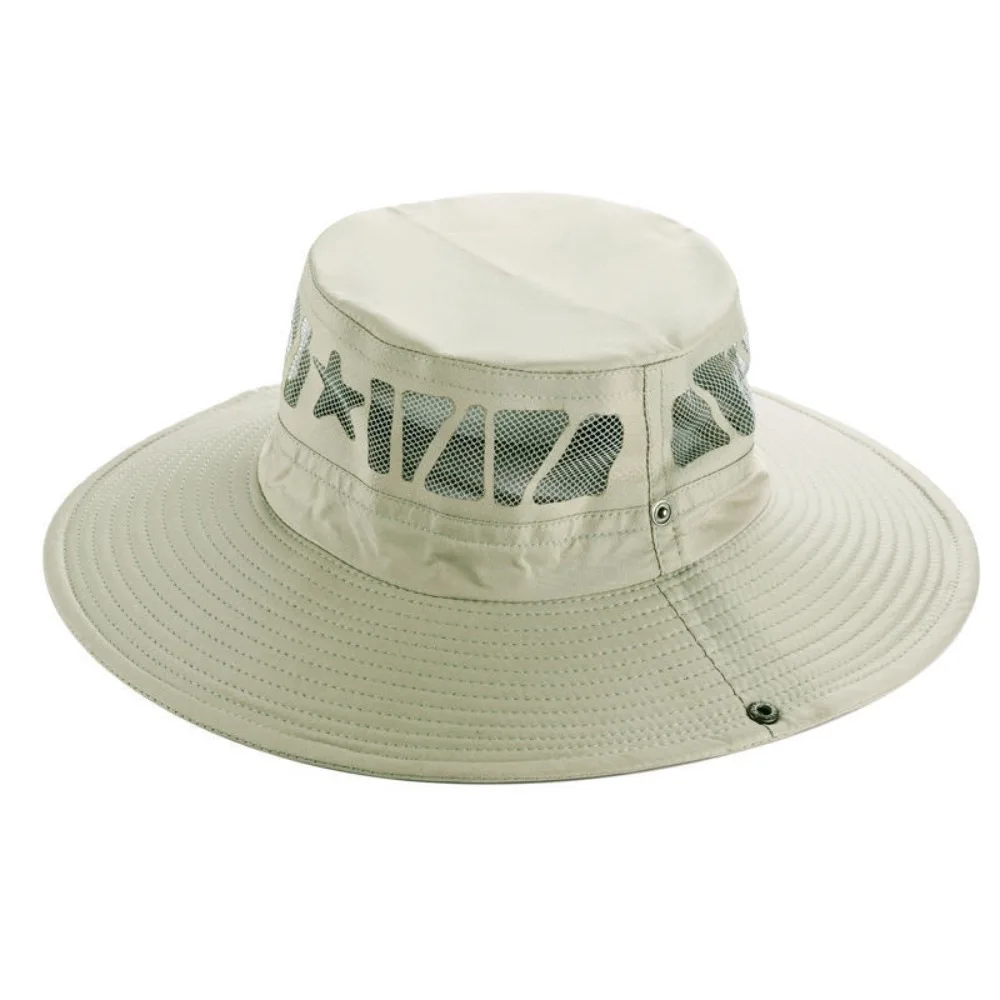 Anti-UV Boonie Hat Fashion Sunscreen and Shading Quick Drying Fishing Cap Adjustable Protect Neck Fisherman's Hat Unisex