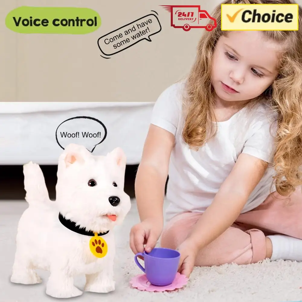 

Реалистичная интерактивная игрушка-робот в виде щенка: ходит, лает, виляет хвостом. Милый подарок для мальчиков и девочек от 3 лет.