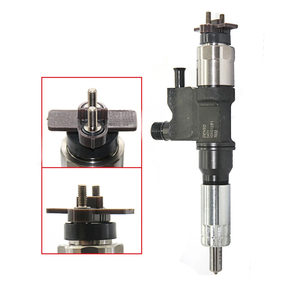 4Pcs Fuel Injectors For Isuzu NPR NPR-HD 6HK1 4HK1 4 CYL Diesel 2001-2007 095000-5471 0950005471 973297035 DE5471