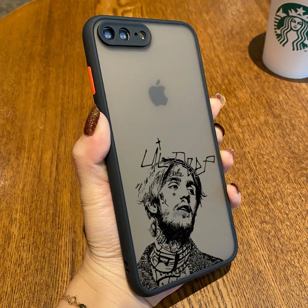 Rapper Lil Peep Singer Hell Boy Coque iPhone16 Case For iPhone 16 15 11 13 14 12 Pro Max Mini 15 16 Plus Clear Matte Back Cover image 3