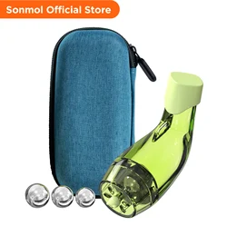 Sonmol Mucus Removal Device Lung Expander Breathing Exercise Device Respiratory Trainer Drug-Free OPEP Therapy
