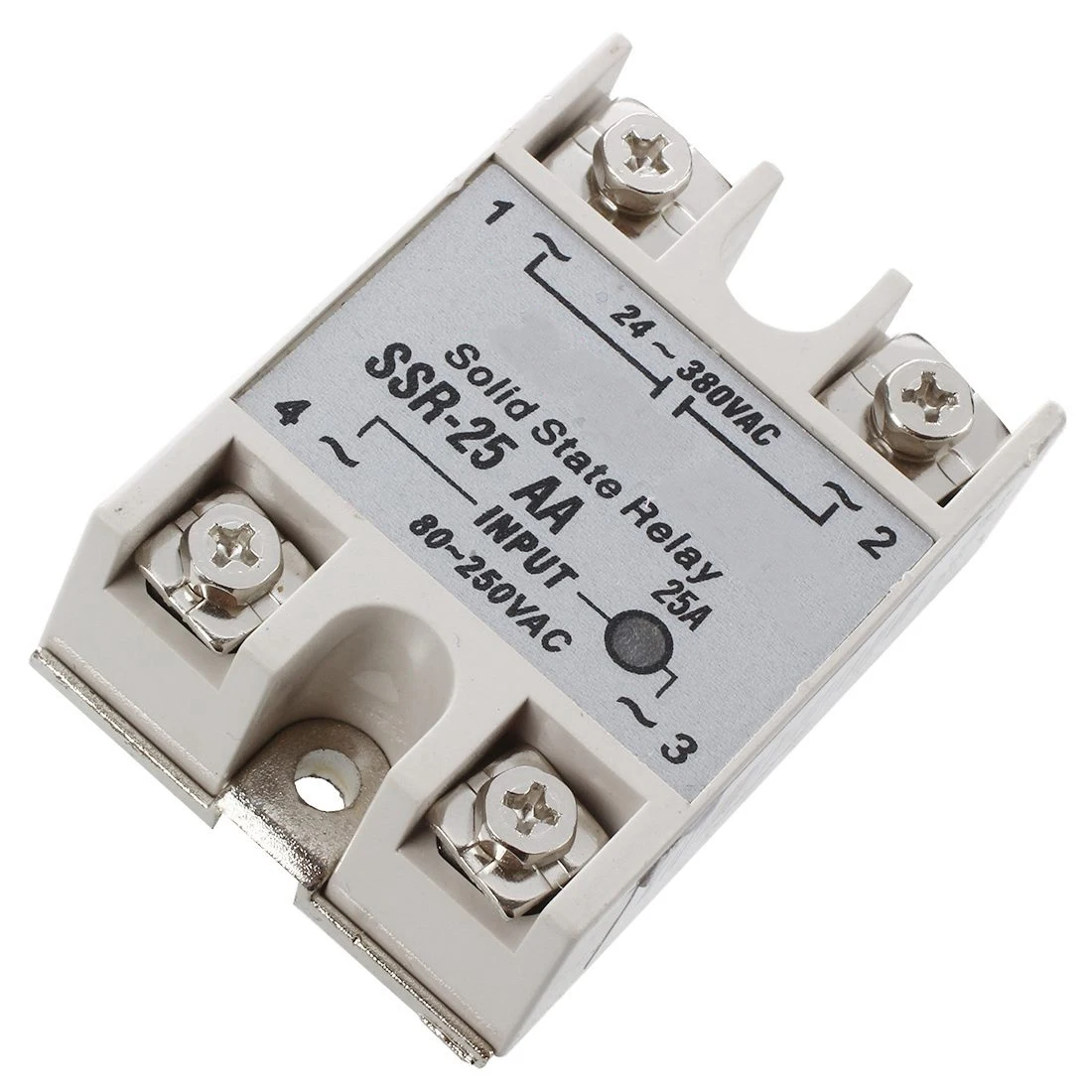 2025 Trend  SSR-25AA 80-250V 25A Machinery Control AC Solid Module State Relays