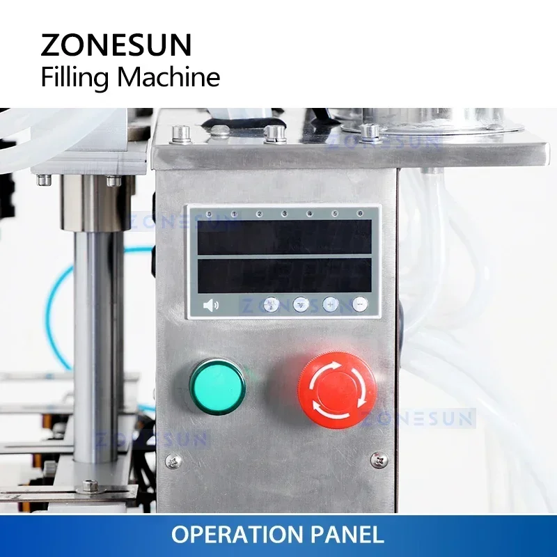 

ZONESUN ZS-YTZL500 Desktop Semi-Automatic Vacuum Liquid Water Bottle Perfume Filling Machine For Liquid Cosmetic