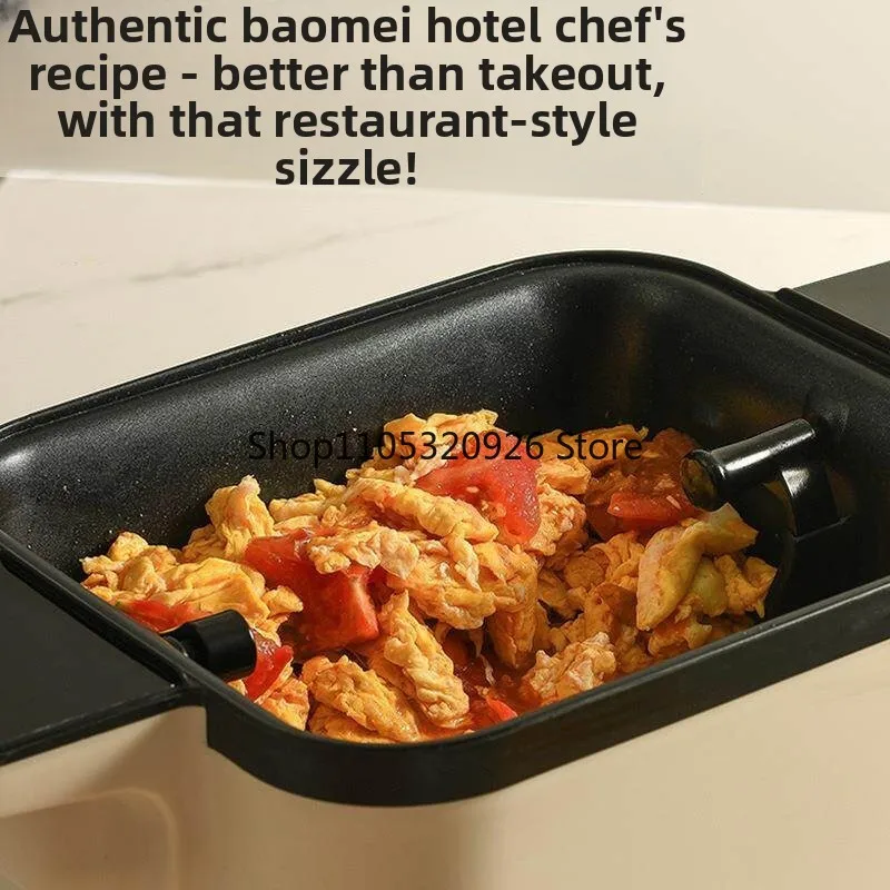 High-grade rotary multi-function automatic turning smart self-energy pot fried rice machine