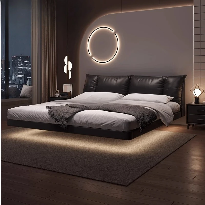 

Tatami Bedroom Bed Luxury Queen Floor Sleeping Space Saving Full Bed Safe Platform Letto Matrimoniale Lounge Suite Furniture