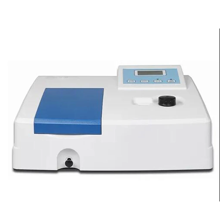 Espectrofotómetro UV-VIS de haz único 752G 200-1000nm 1200 líneas/mm con pantalla LCD retroiluminada