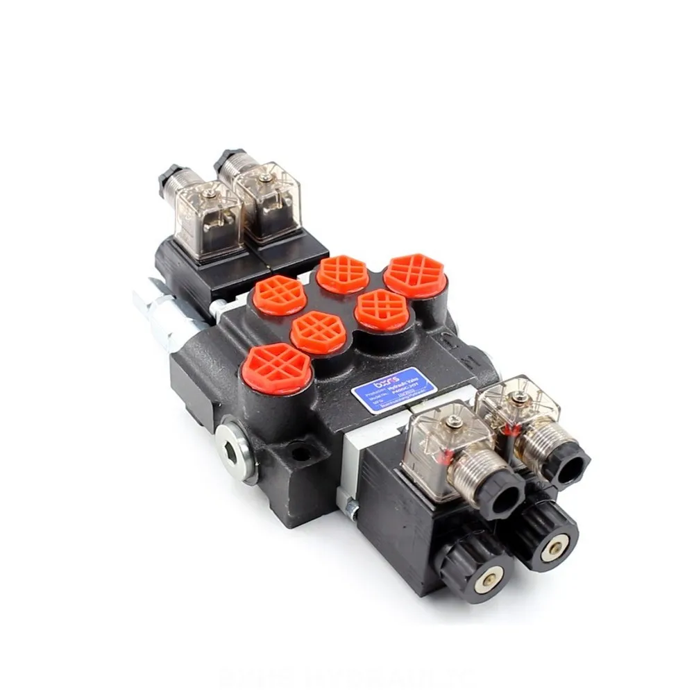 Control Valve for Hydraulic Breaker Hydraulic P40 Solenoid 2 Spool Monoblock Directional Valves
