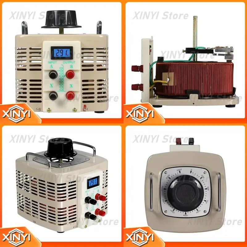 Digital Variac TDGC2-5KVA 0-250V 300V Output 220V 230V Manual Voltage Regulator Transformer for Equipment
