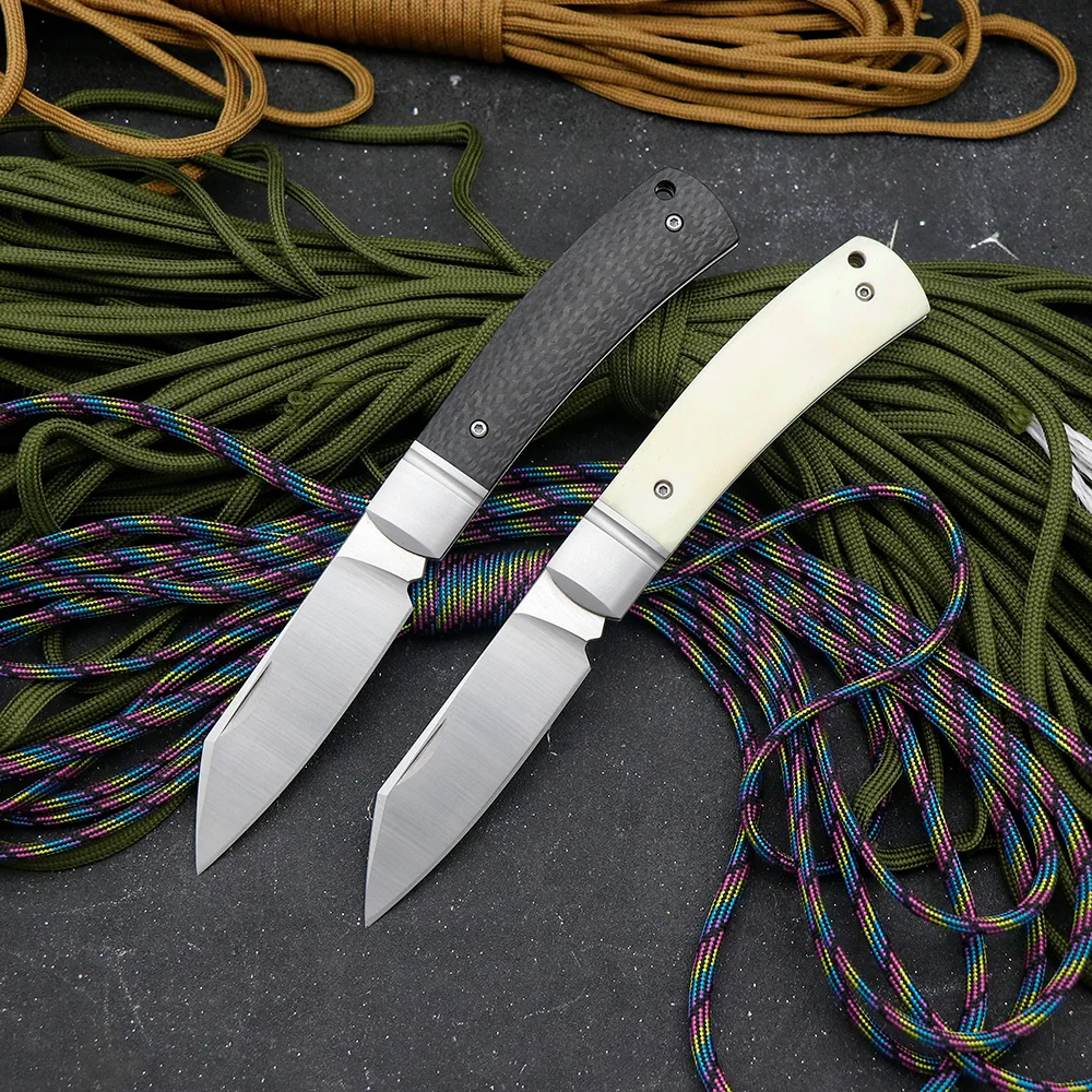 

New D2 Steel Folding Mini Pocket Survival Outdoor Camping Folding Knife Hiking Fishing Fruit Multi functional EDC Tool Knife