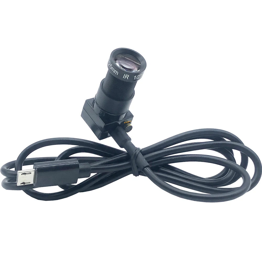 95 °   Distorção zero 30fps módulo de câmera usb de alta velocidade 1080p mini cctv webcam linux uvc android tipo-c interface suporte áudio