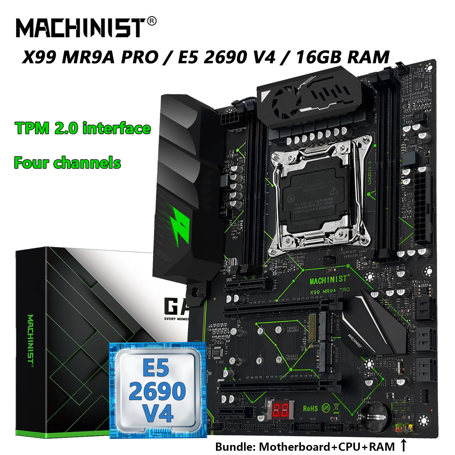 เมนบอร์ด MACHINIST X99 TPM 2.0 - X99 Dual Cpu Motherboard Combo บทวิจารณ์และราคา