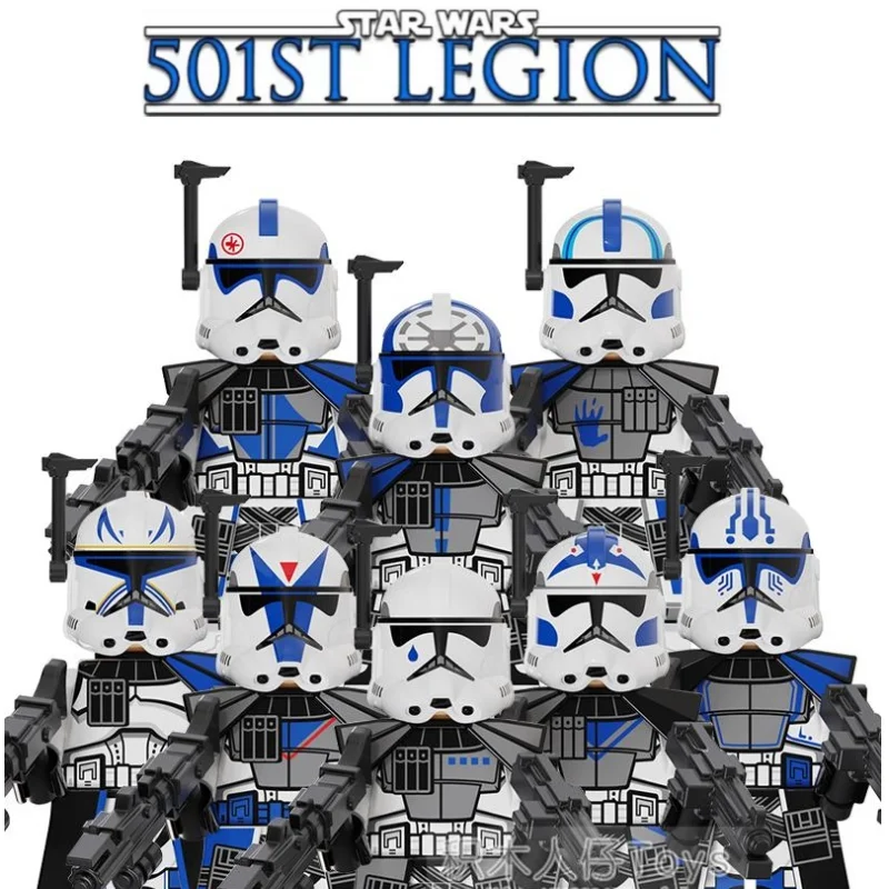 Star Wars 501a Legião Troopers Dogma Rex Figura KT1064 Blocos WM6126 G0144 TV6112