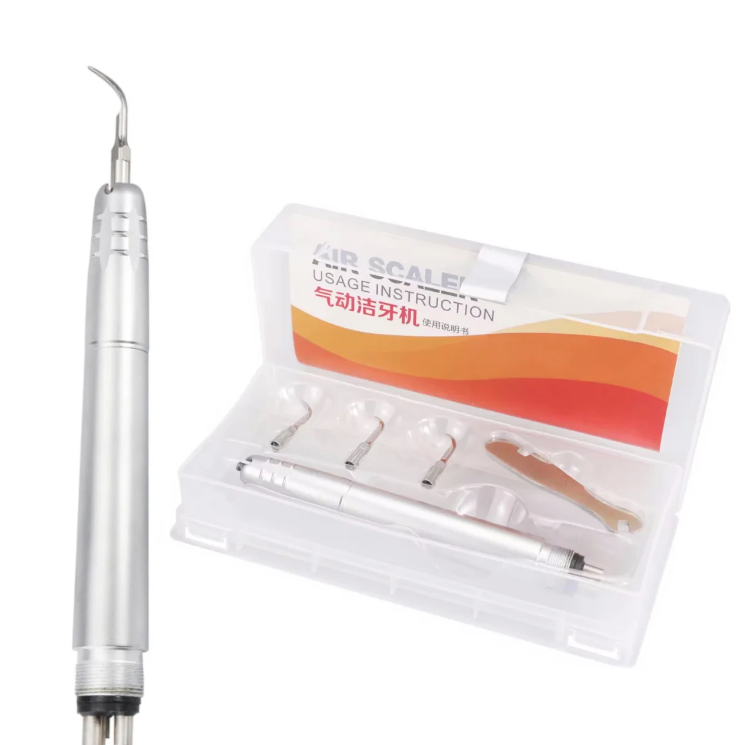 Dentals Products Midwest Dentals Ultrasonics Air Scaler 2/4 Holes Scaler Handpiece With 3 Tips For Dentals Equipments