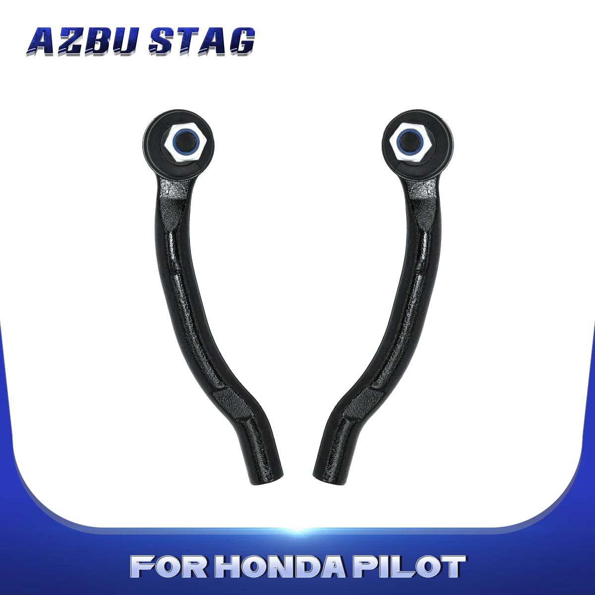 AzbuStag 2Pcs Front Outer Left Right Tie Rod for Honda Pilot Acura MDX 2001 2002 2003 2004 2005 2006 2007 2008