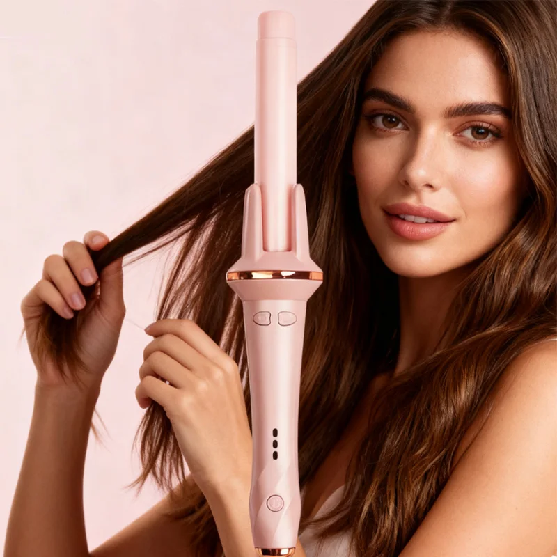Home hair salon curling iron, portable automatic curling iron, multi-functional curling iron, negative ion rotating curling iron