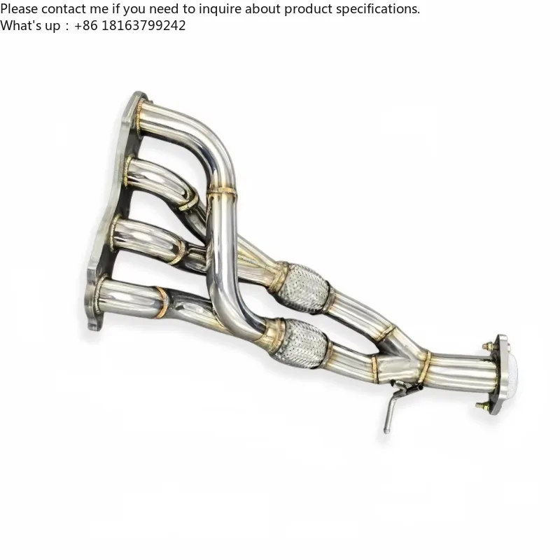 Custom Exhaust Manifold Head for Honda Accord CD5 Upgrade K24 1994+ Stainless Steel Car High-performance Exhaust Pipes Downpipe