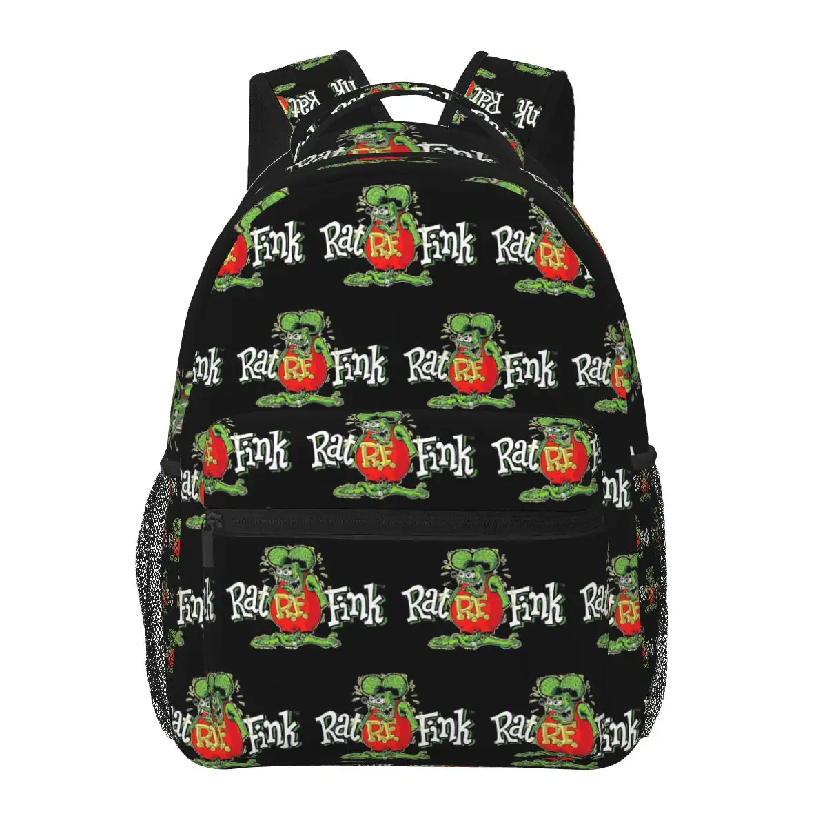 Ed Rose's Mouse Rat Fink Real Mouse Funny Backpacks Boys Girls Bookbag Children School Bags Cartoon Laptop Rucksack Shoulder Bag