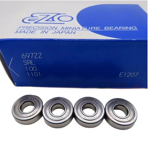 Original Japan EZO high speed bearing 697ZZ 7*17*5mm L-1770ZZ precision miniature ball bearing 697 1770 7x17x5 mm