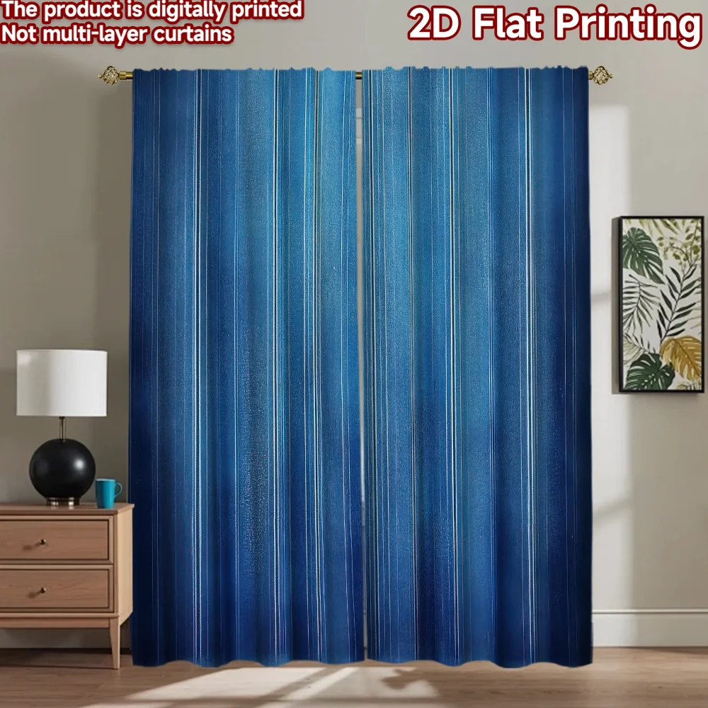 

1pc 2D flat Photography Backdrop Popular Backdrop Blue Vertical Stripes 100% Polyester Holiday Decorations Use for Holiday