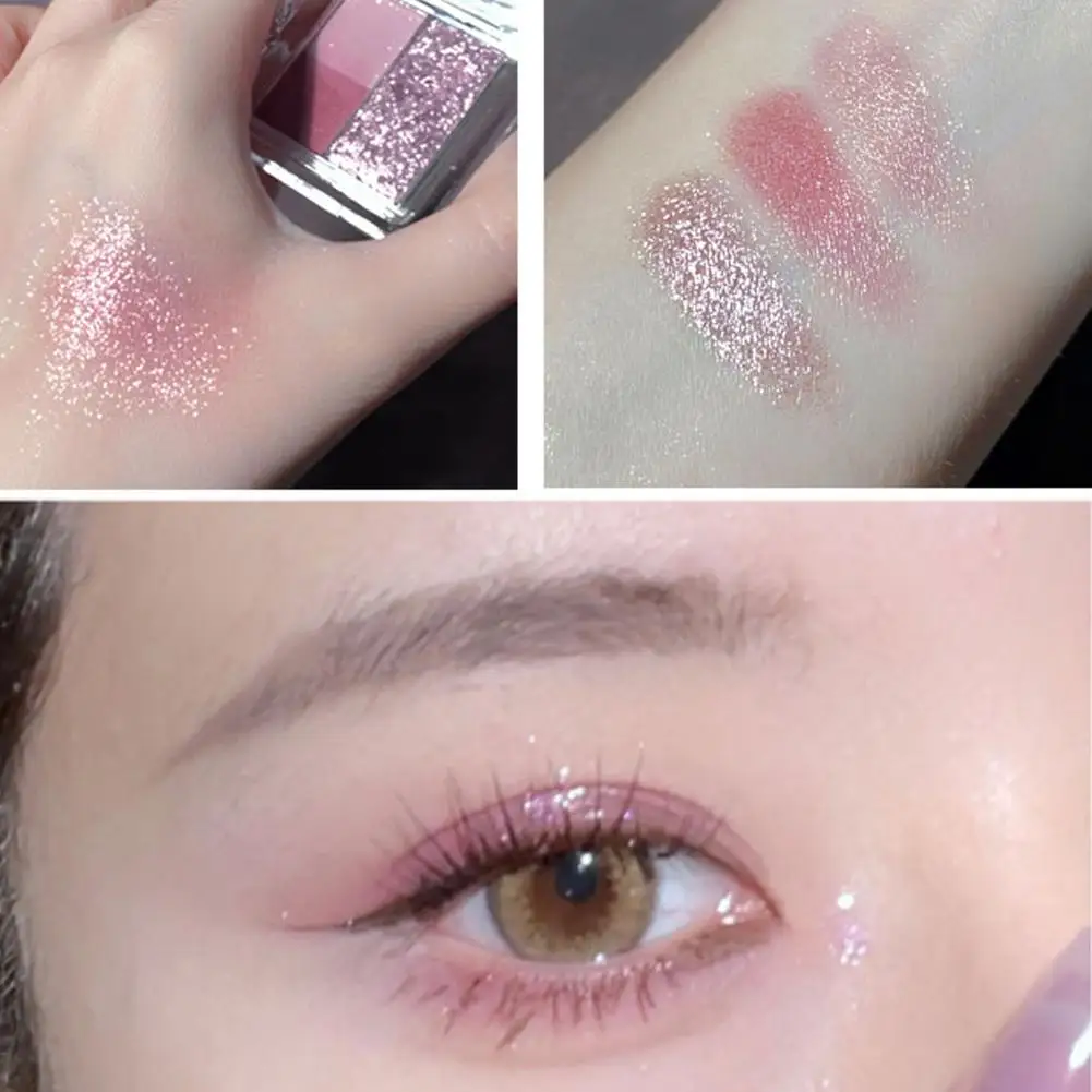 Oogschaduwpalet Originele Korea Stijl Make-Up Matte Cosmetica Langdurige Waterdichte Schattige Pearlscen Glitter A5p8