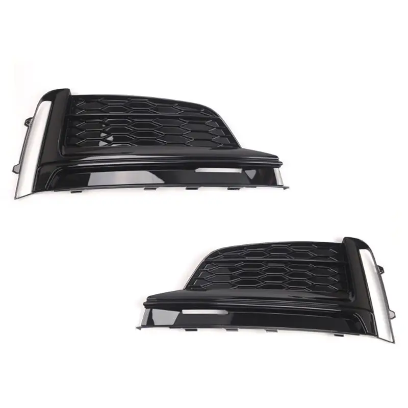 Classy-Front Fog Light Grille Cover For A5 S5 S-Line 2017-2019 8W6807681F 8W6807682F