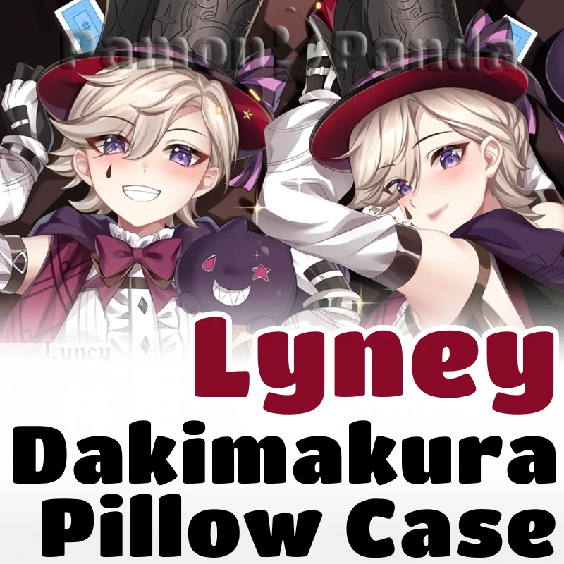 Lyney Dakimakura Genshin Impact Game Hugging Pillow Case Full Body Cushion Cover Pillowcase Home Bedding Decor Otaku Gift MKL